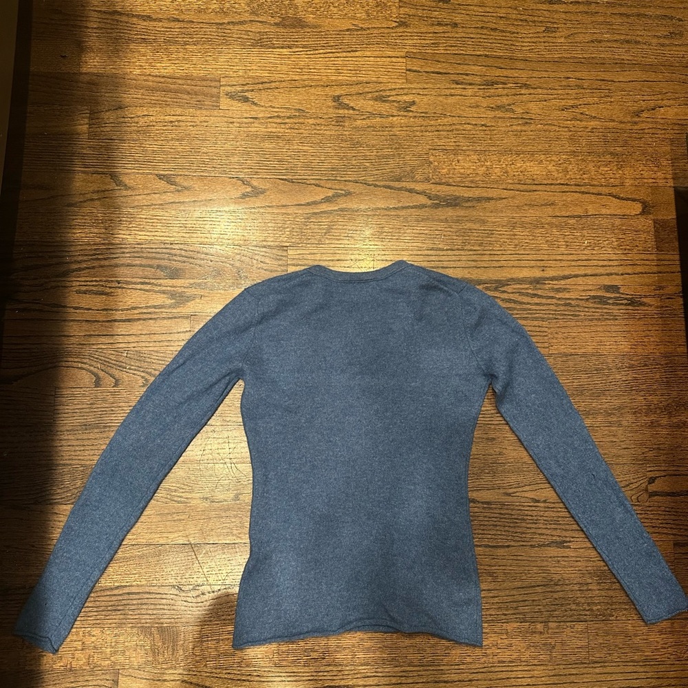 Fenn Wright Manson Soft Blue 100% Cashmere Sweater - Picture 4 of 4